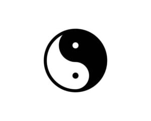 symbolen yin och yang
